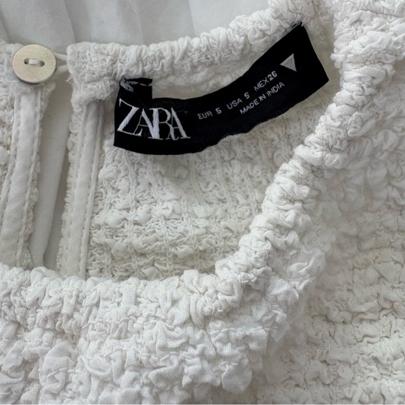 Zara Poplin Balloon Maxi Dress, Sz S - Picture 15 of 15